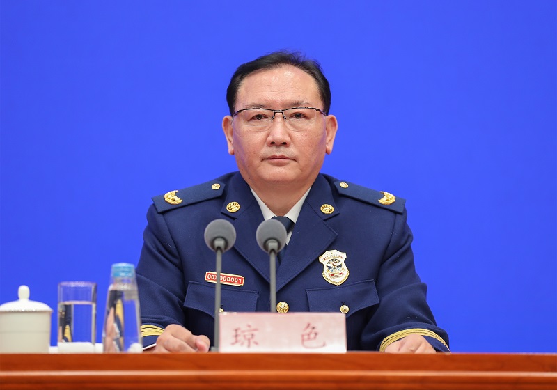 嗯嗯快点操我小骚逼啊好爽视频应急部党组成员、消防救援局局长琼色出席新闻发布会